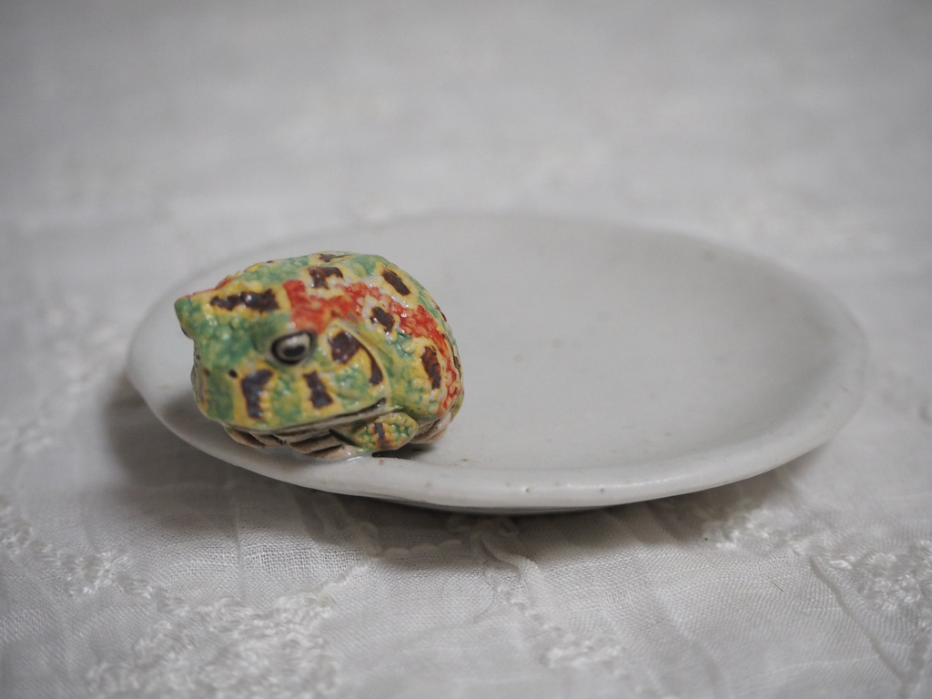 ベルツノガエルの豆皿